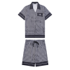 Amr Staggard Silk Short Set