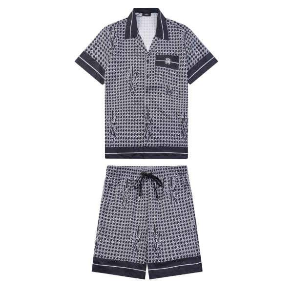 Amr Staggard Silk Short Set