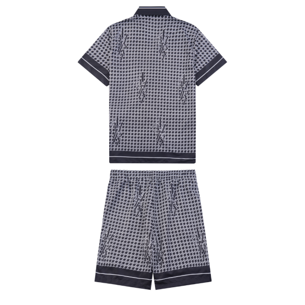 Amr Staggard Silk Short Set