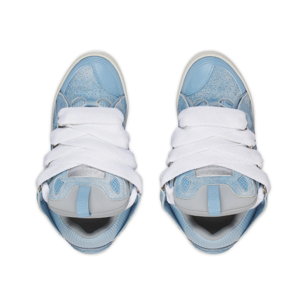 Curb Sky Blue White