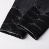 Amr Staggered Black Jeans