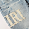 Amr White Patch Jeans