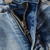Amr Blue Patch Logo Jeans