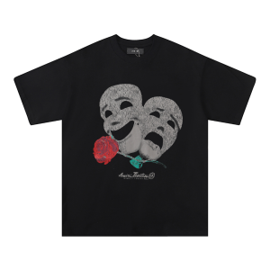 Amr Monochrome Flowers T-shirt