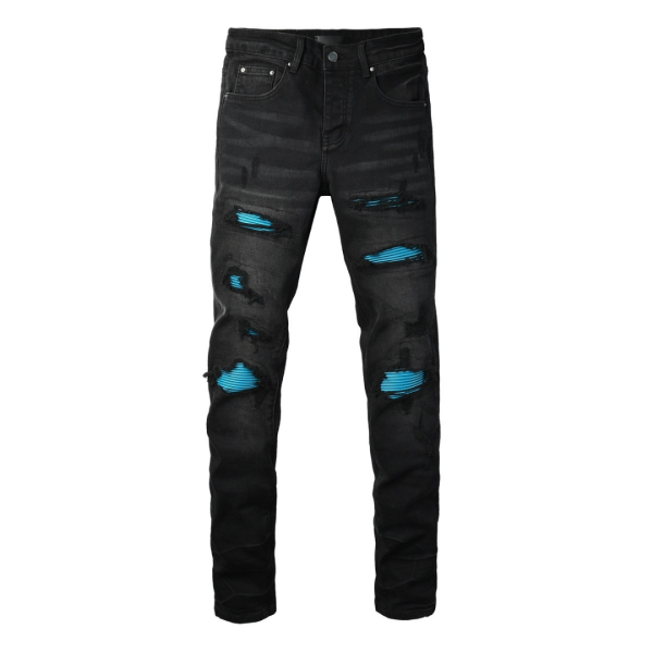 29_6614507a-0338-4f31-8119-8dcbbf87e613 Amr Blue Ripped Patch Jeans