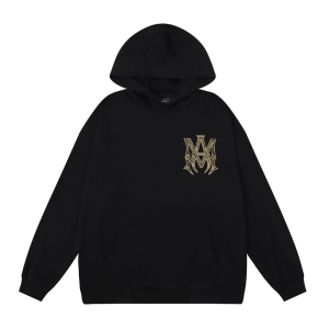 Amr Gold Logo Hoodie