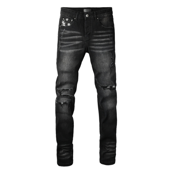 42_38c099cf-9cd1-482b-91fc-2f81454963c8 Amr Bandana Black Ripped Jeans