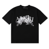 Amr Monochrome Flowers T-shirt