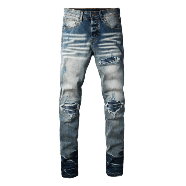 49_63132913-28be-42b0-a0d7-c72cc55d67eb Amr Blue Patch Ripped Jeans