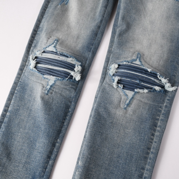 54_6a228af0-84b6-403b-a83d-7621916f0e1f Amr Blue Patch Ripped Jeans