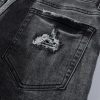 56c9215c Amr Black Bandana Jeans