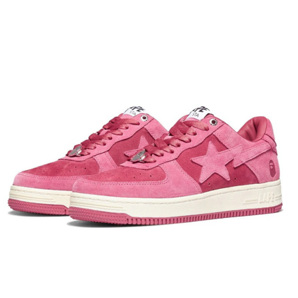 Bape Bapesta Pink Rose