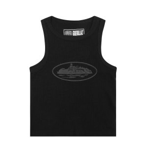 5e2f65fb-2 Alcatraz Triple Black Tank Top