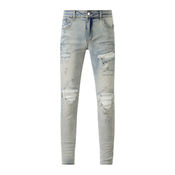 67_71b6c845-52ca-42f9-9a33-cbfc4333cc69 Amr Patch Ripped Blue Jeans