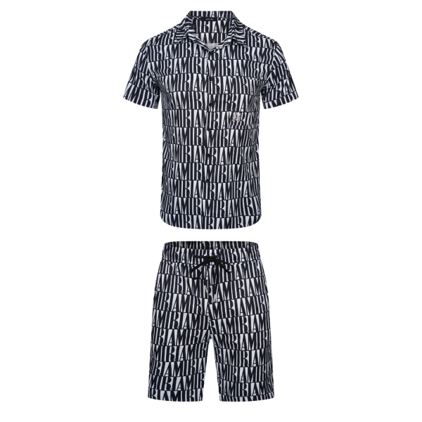 Amr Jacquard Short Set