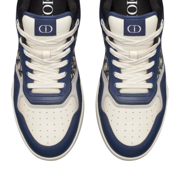 B27 Monogram Navy White