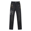 Amr Staggered Logo Jeans