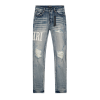 Amr White Logo Jeans