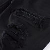 Amr Black Patch Jeans