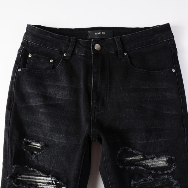 95_e7154a86-5893-44bb-a4cc-f23da0d73683 Amr Ripped Patch Black Jeans