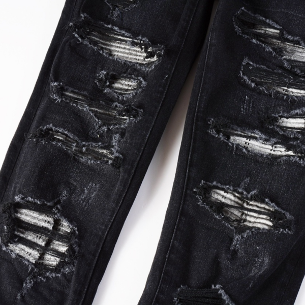 96_85d7497f-12fb-41eb-b56f-dc8f06567223 Amr Ripped Patch Black Jeans