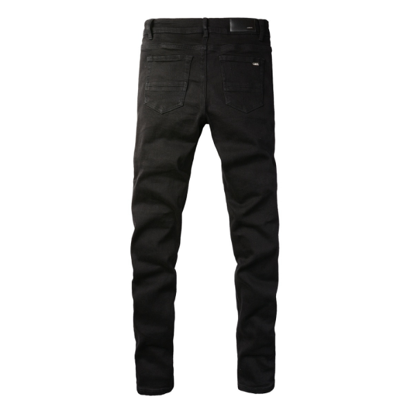 98_87461ac0-85f4-4cb8-bea0-82400716b168 Amr Black Patch Ripped Jeans