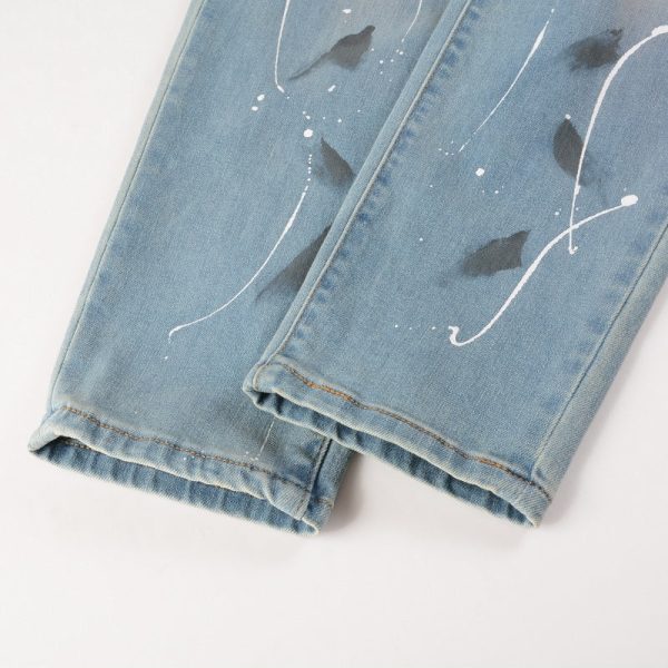 Amr Diamonds Blue Jeans